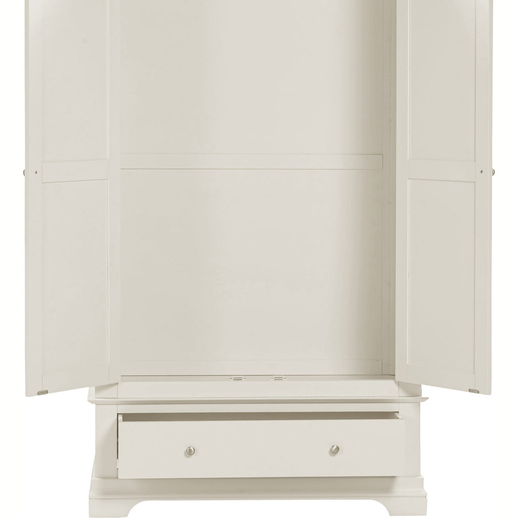 Bordeaux 2 Door Wardrobe - Ivory