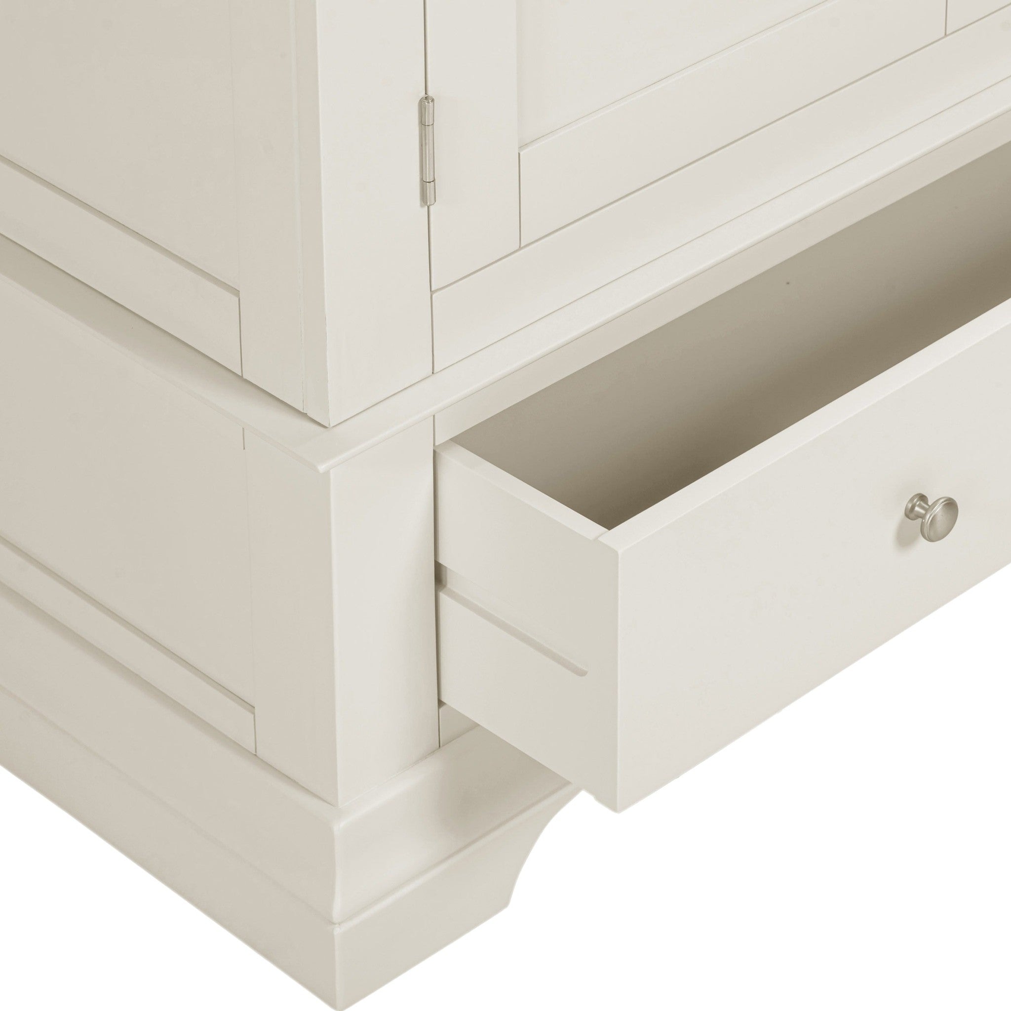 Bordeaux 2 Door Wardrobe - Ivory
