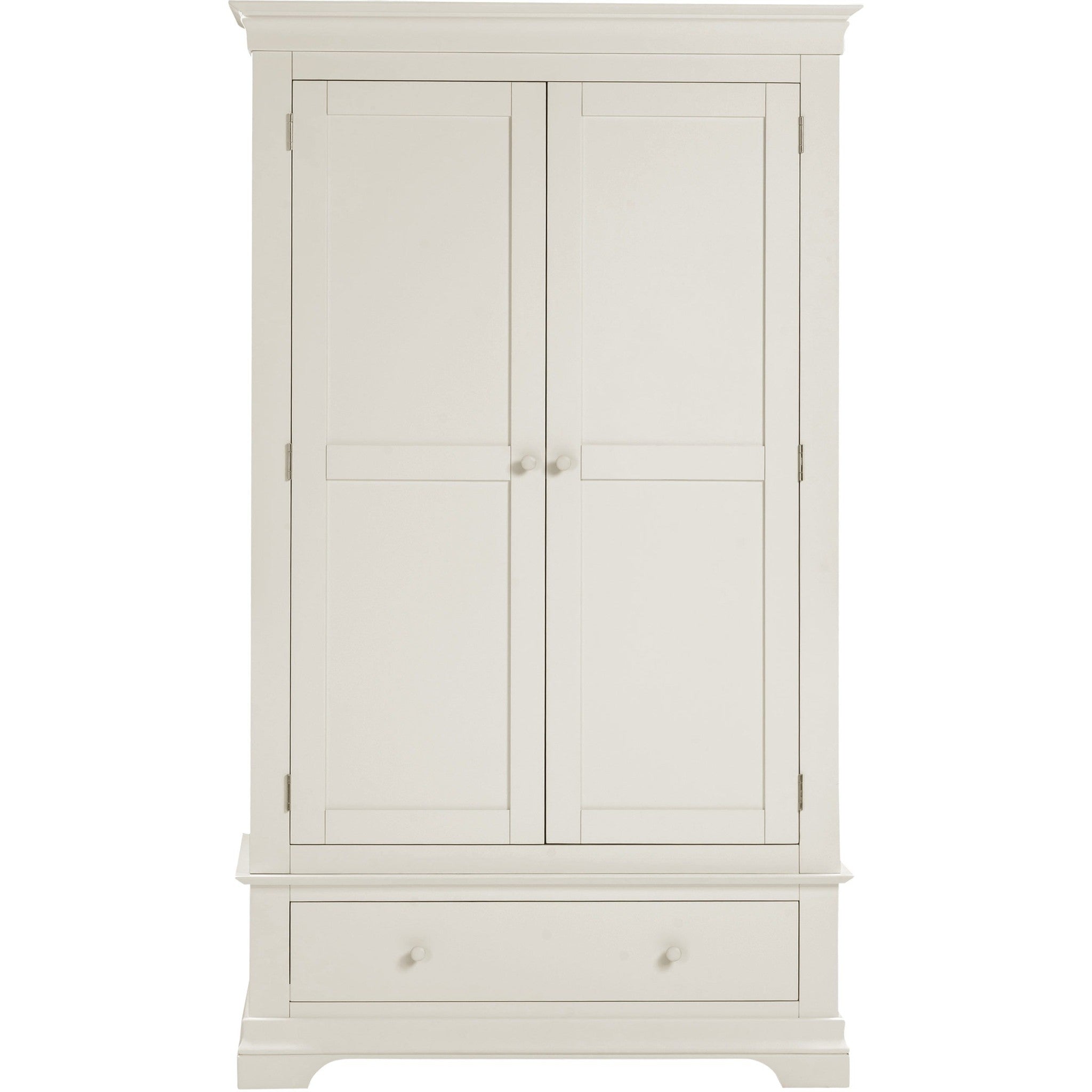 Bordeaux 2 Door Wardrobe - Ivory
