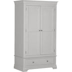 Bordeaux 2 Door Wardrobe - Pebble Grey