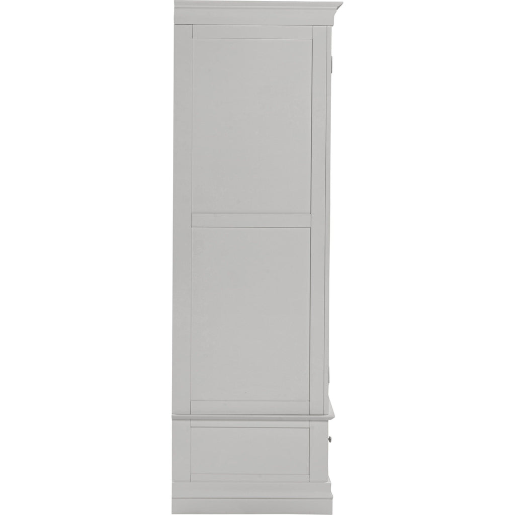 Bordeaux 2 Door Wardrobe - Pebble Grey