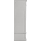 Bordeaux 2 Door Wardrobe - Pebble Grey