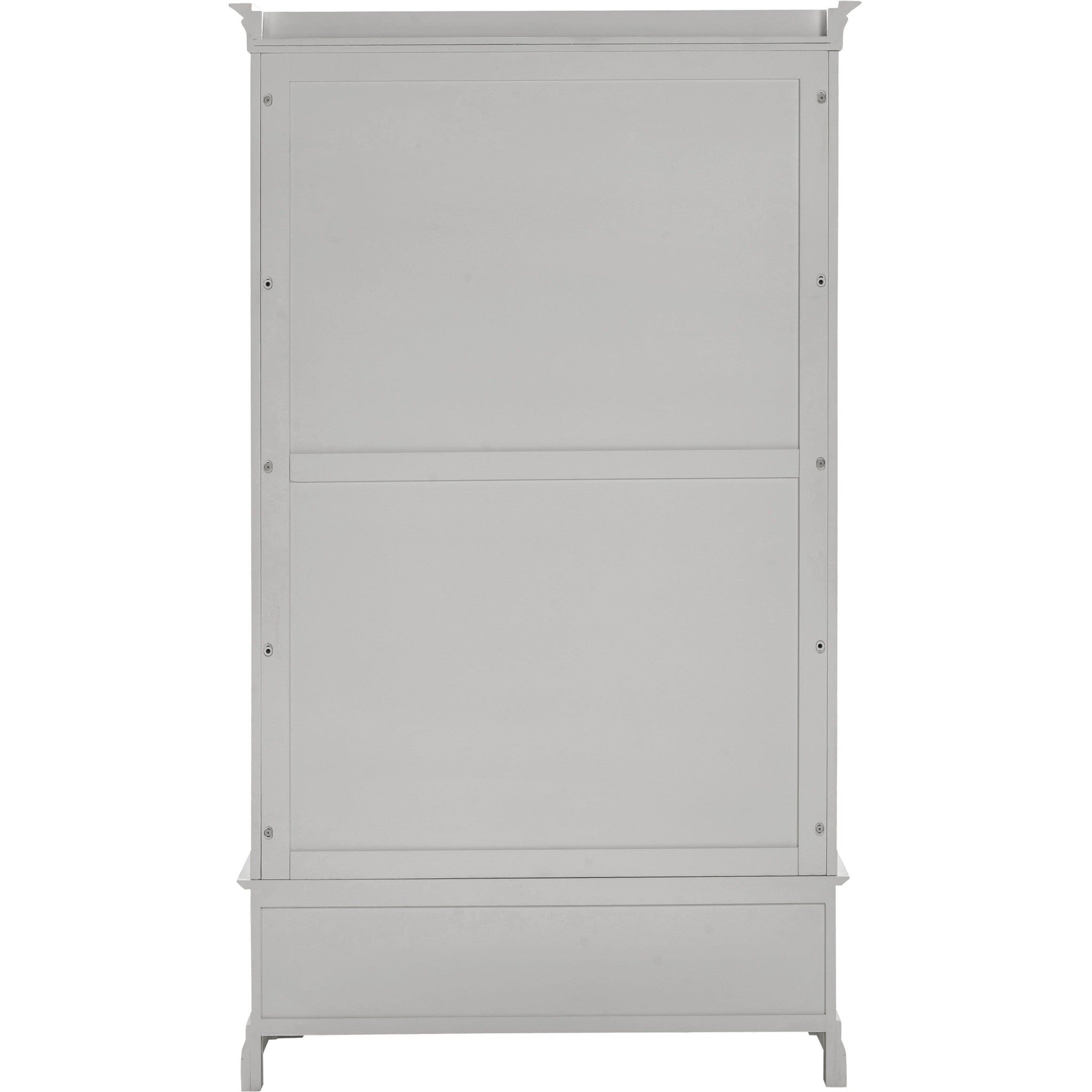 Bordeaux 2 Door Wardrobe - Pebble Grey