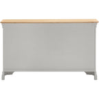 Bordeaux 2 Door 3 Drawer Sideboard - Pebble Grey/Oak