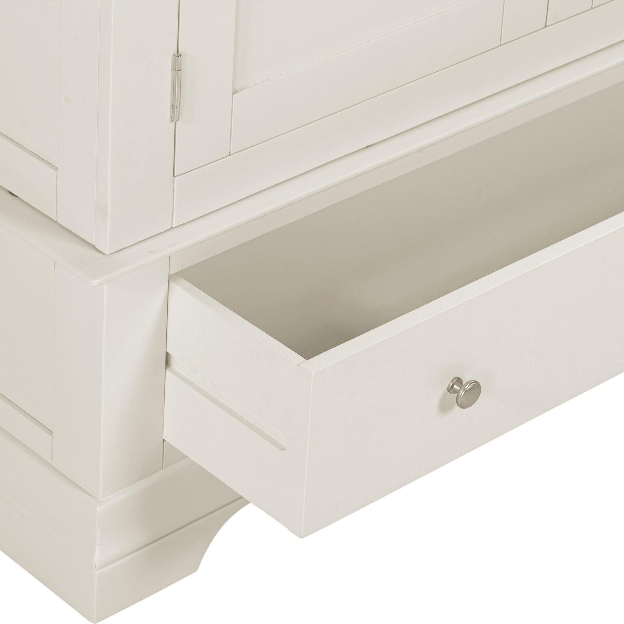 Bordeaux 3 Door Wardrobe - Ivory