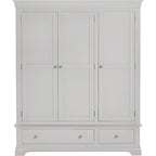 Bordeaux 3 Door Wardrobe - Pebble Grey