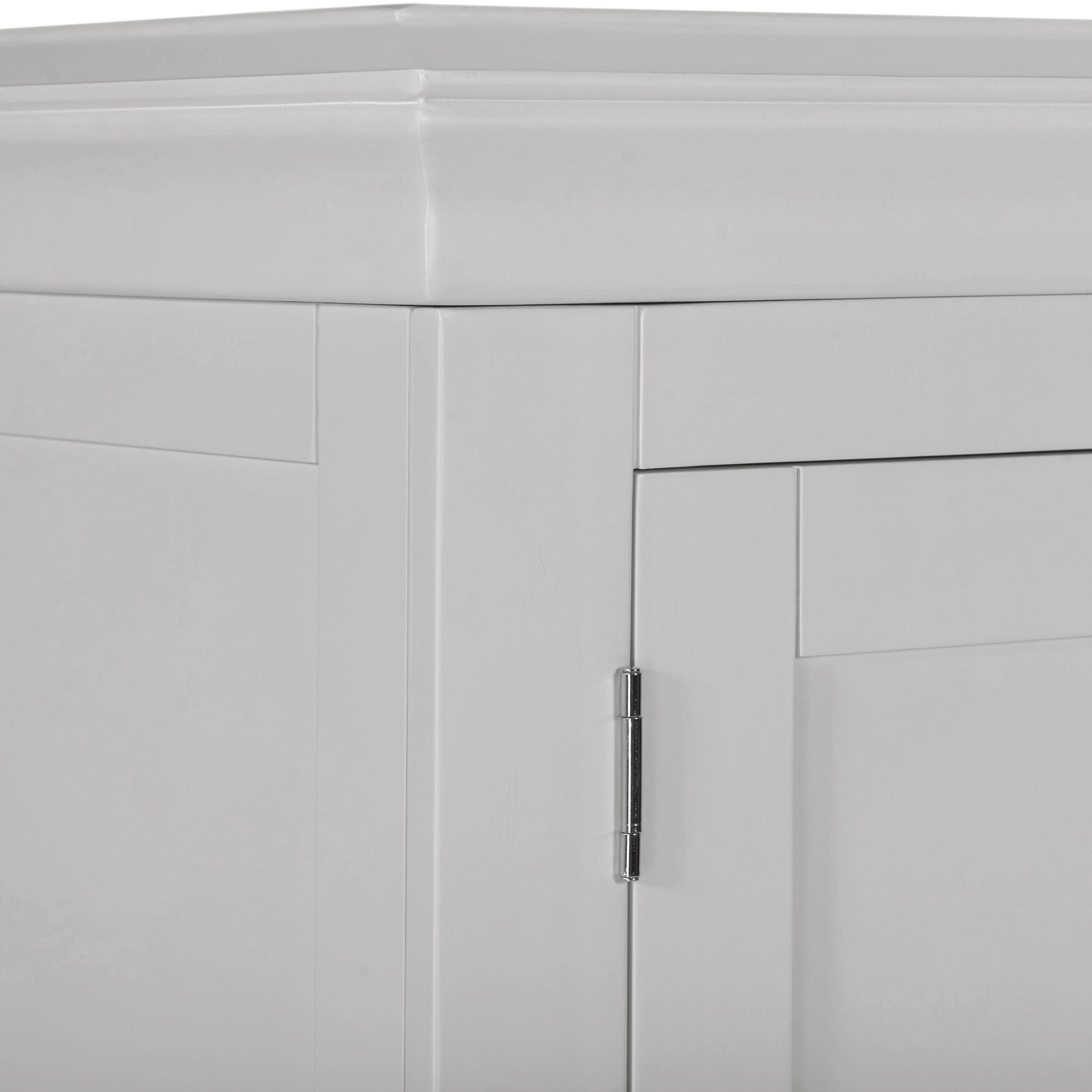 Bordeaux 3 Door Wardrobe - Pebble Grey