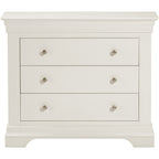 Bordeaux 3 Drawer Chest - Ivory