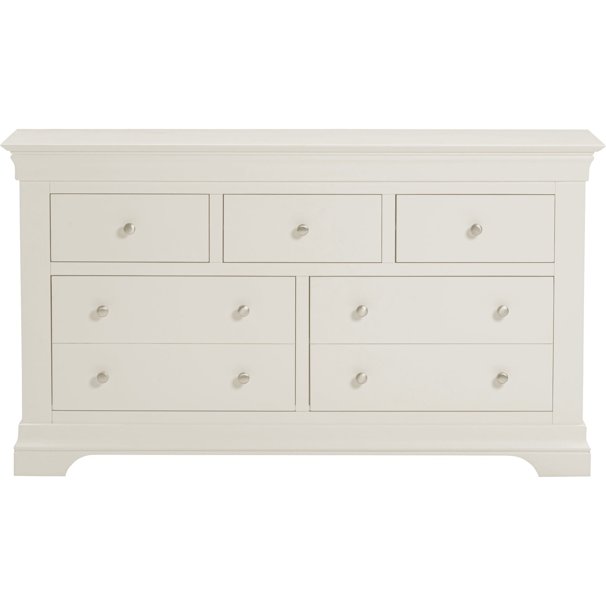 Bordeaux 3+2 Drawer Chest - Ivory