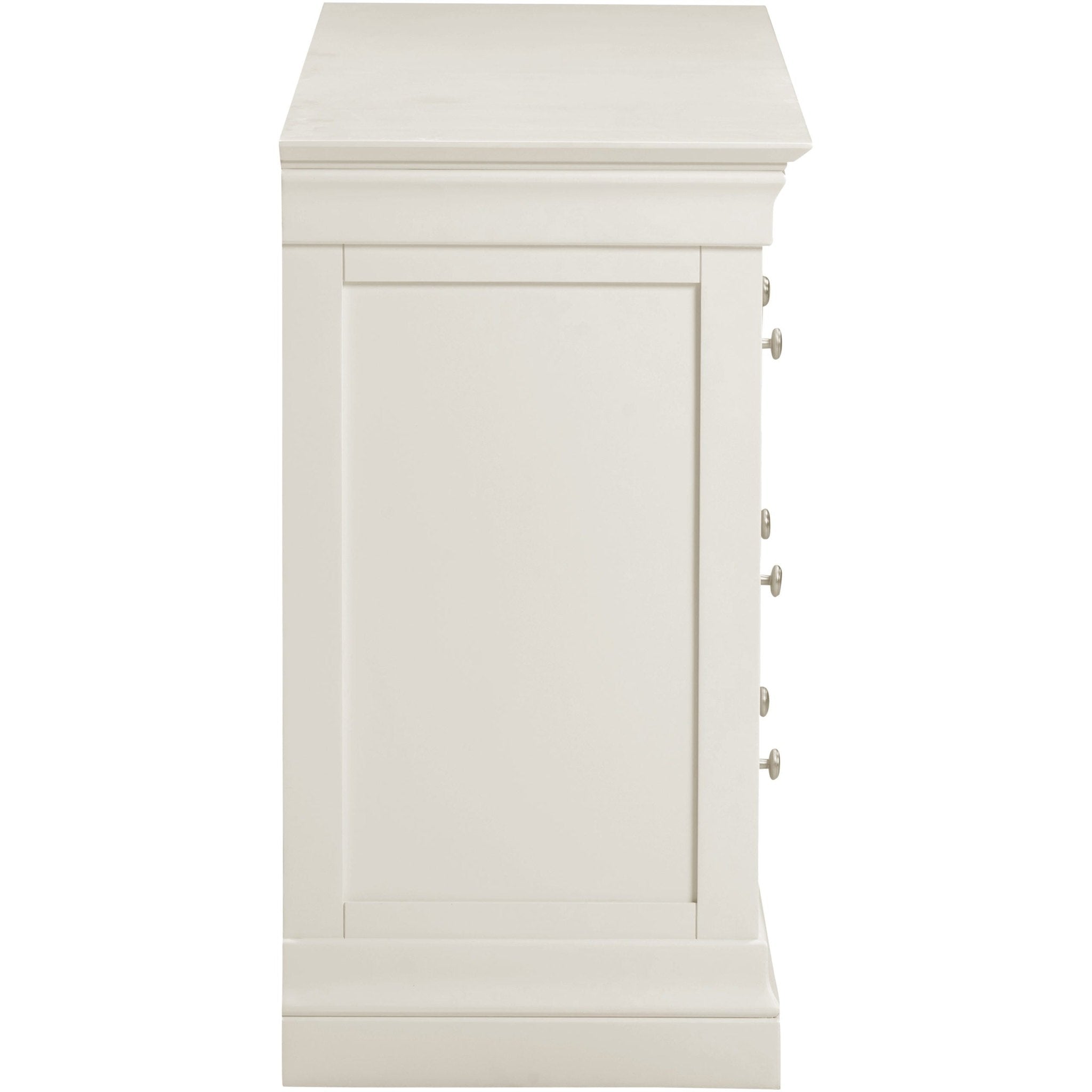 Bordeaux 3+2 Drawer Chest - Ivory
