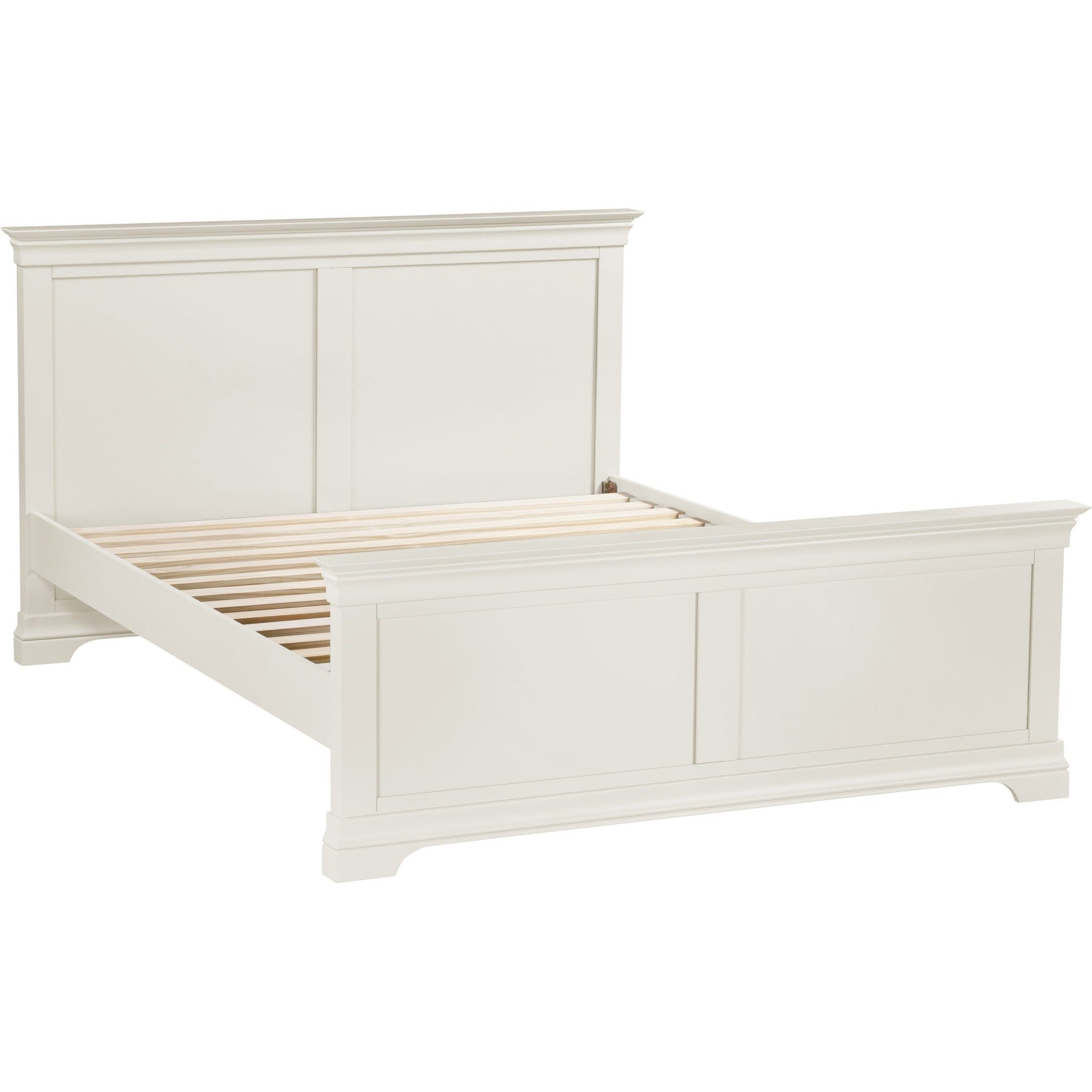 Bordeaux 5' High End Bed - Ivory