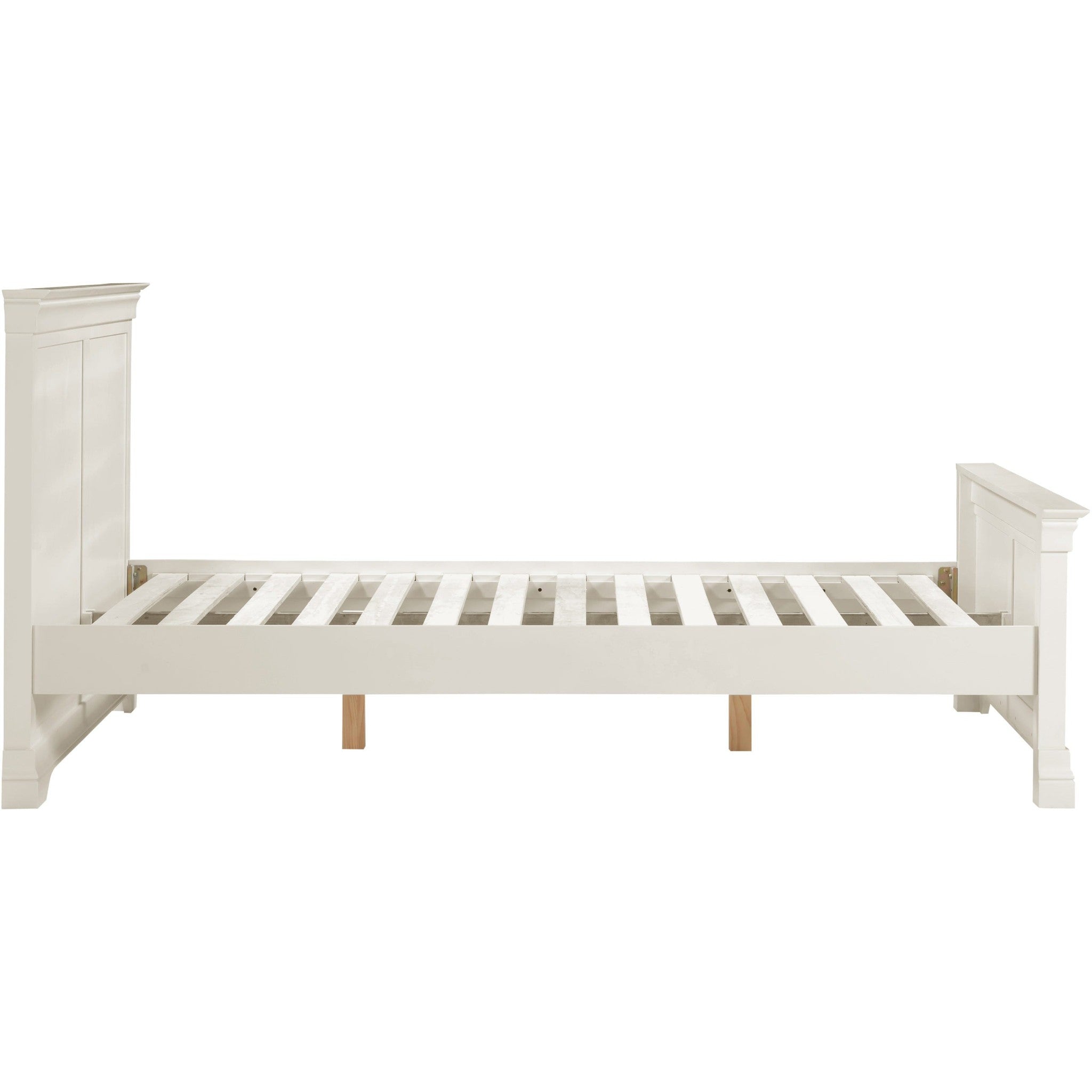 Bordeaux 5' High End Bed - Ivory