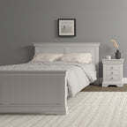 Bordeaux 5' High End Bed - Ivory