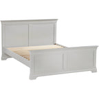 Bordeaux 5' High End Bed - Pebble Grey