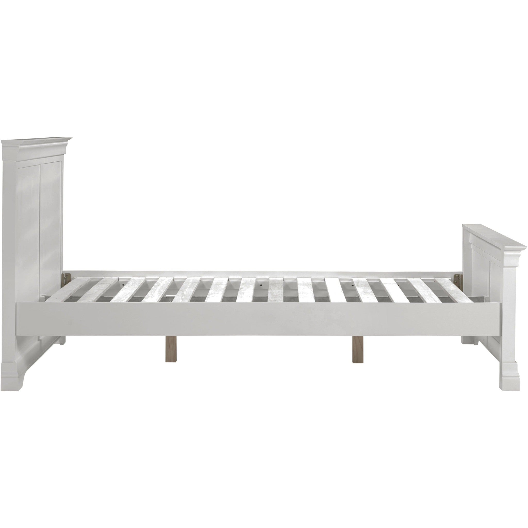 Bordeaux 5' High End Bed - Pebble Grey