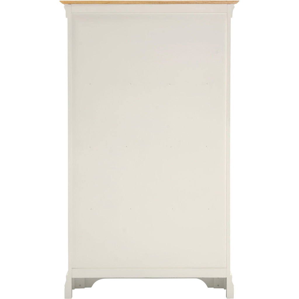 Bordeaux Bookcase - Ivory/Oak