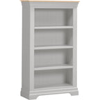 Bordeaux Bookcase - Pebble Grey/Oak