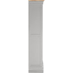 Bordeaux Bookcase - Pebble Grey/Oak