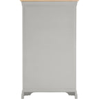 Bordeaux Bookcase - Pebble Grey/Oak