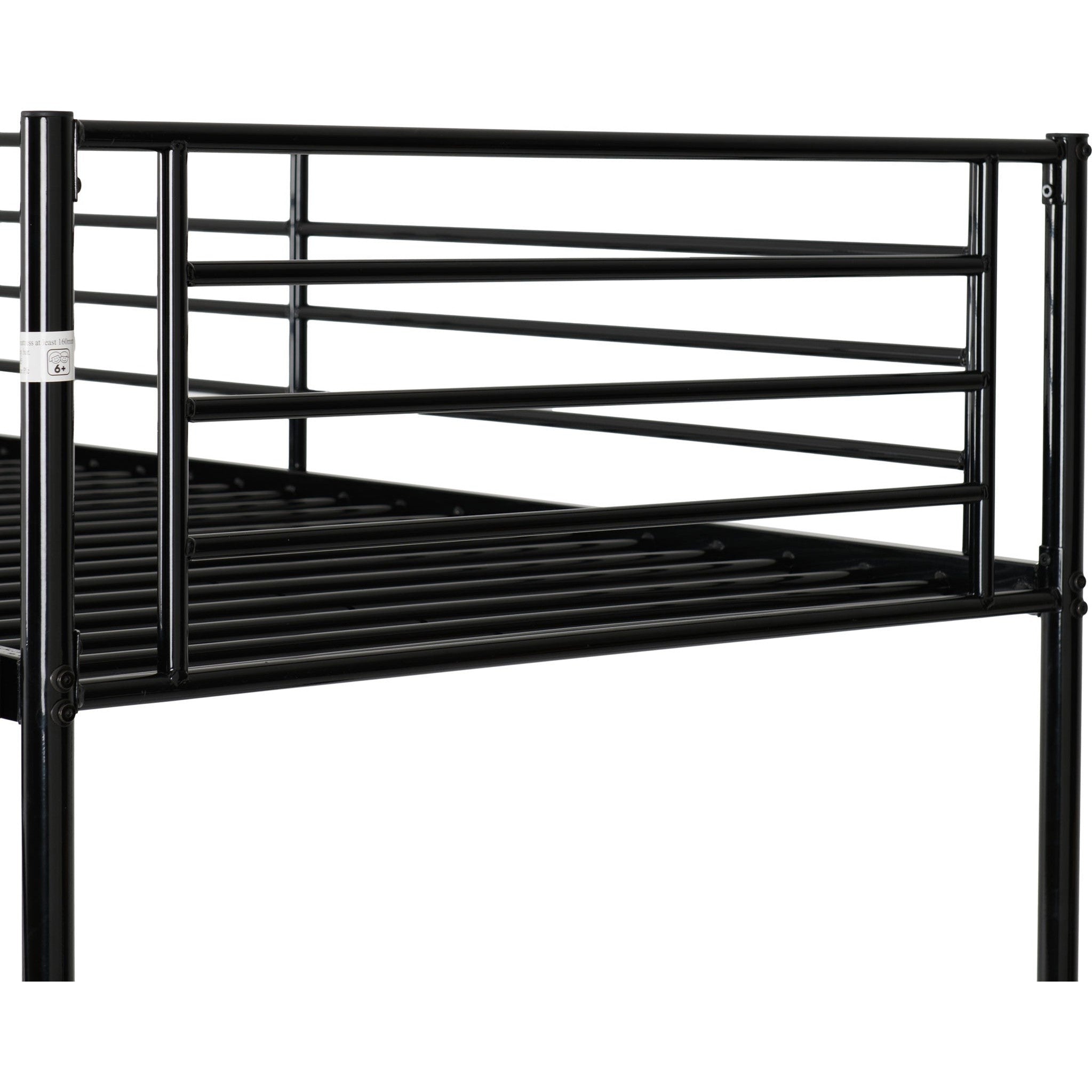 Brandon 3' Bunk Bed - Black