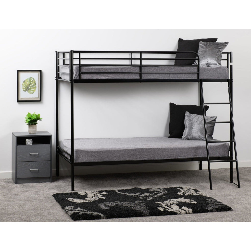 Brandon 3' Bunk Bed - Black