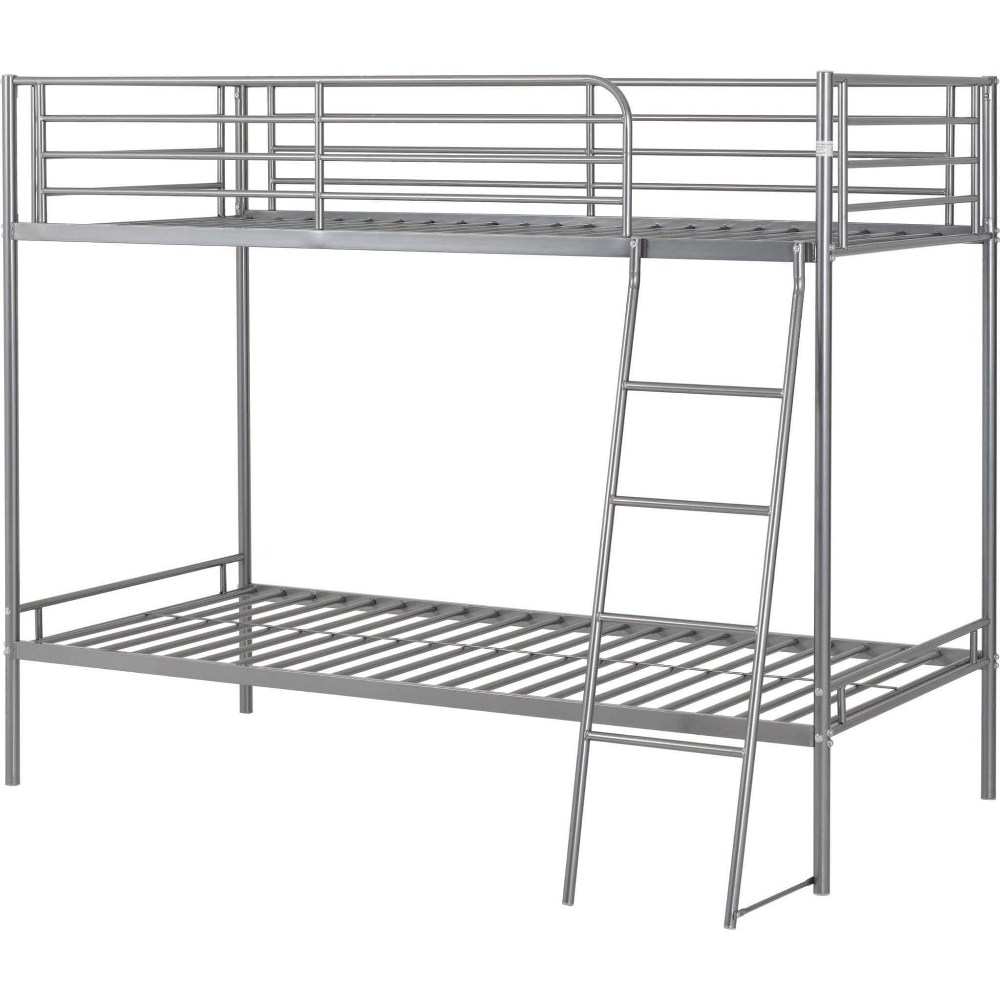 Brandon 3' Bunk Bed - Silver