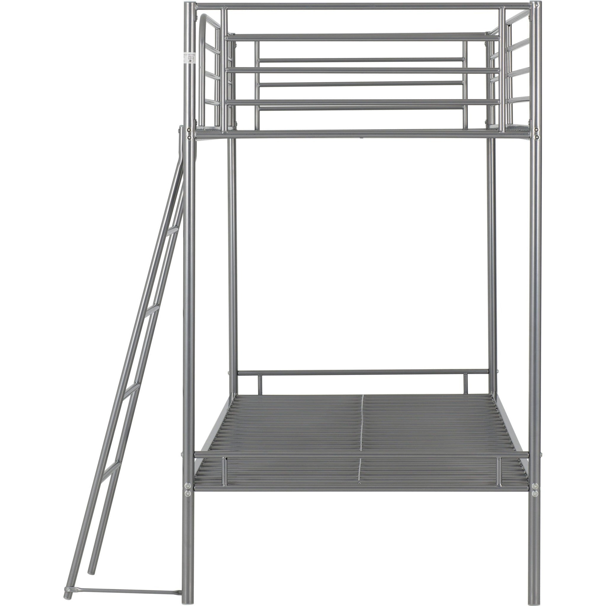 Brandon 3' Bunk Bed - Silver