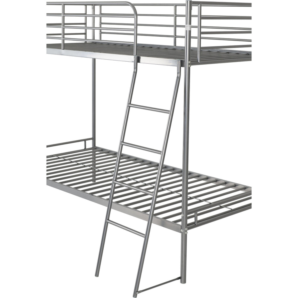 Brandon 3' Bunk Bed - Silver