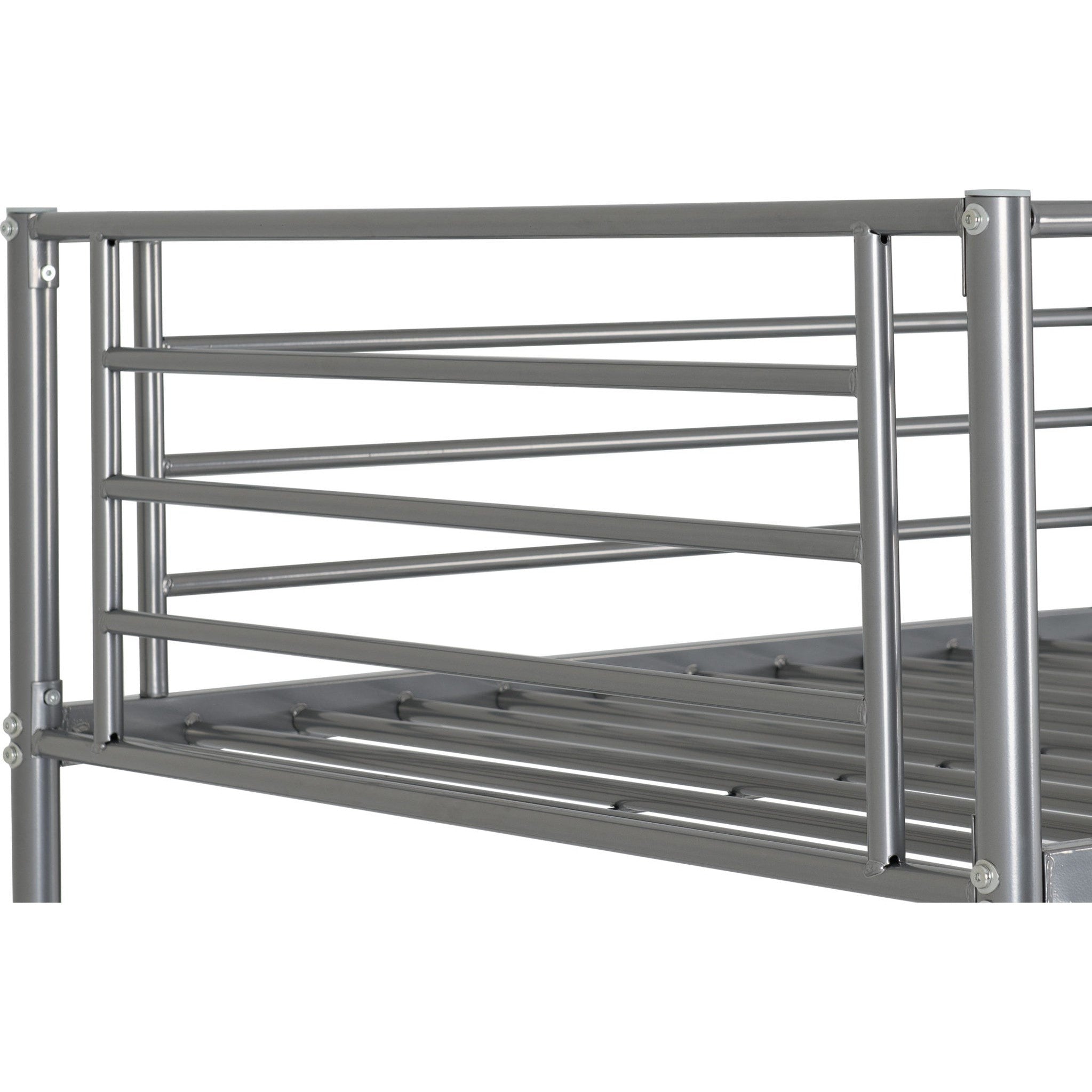 Brandon 3' Bunk Bed - Silver