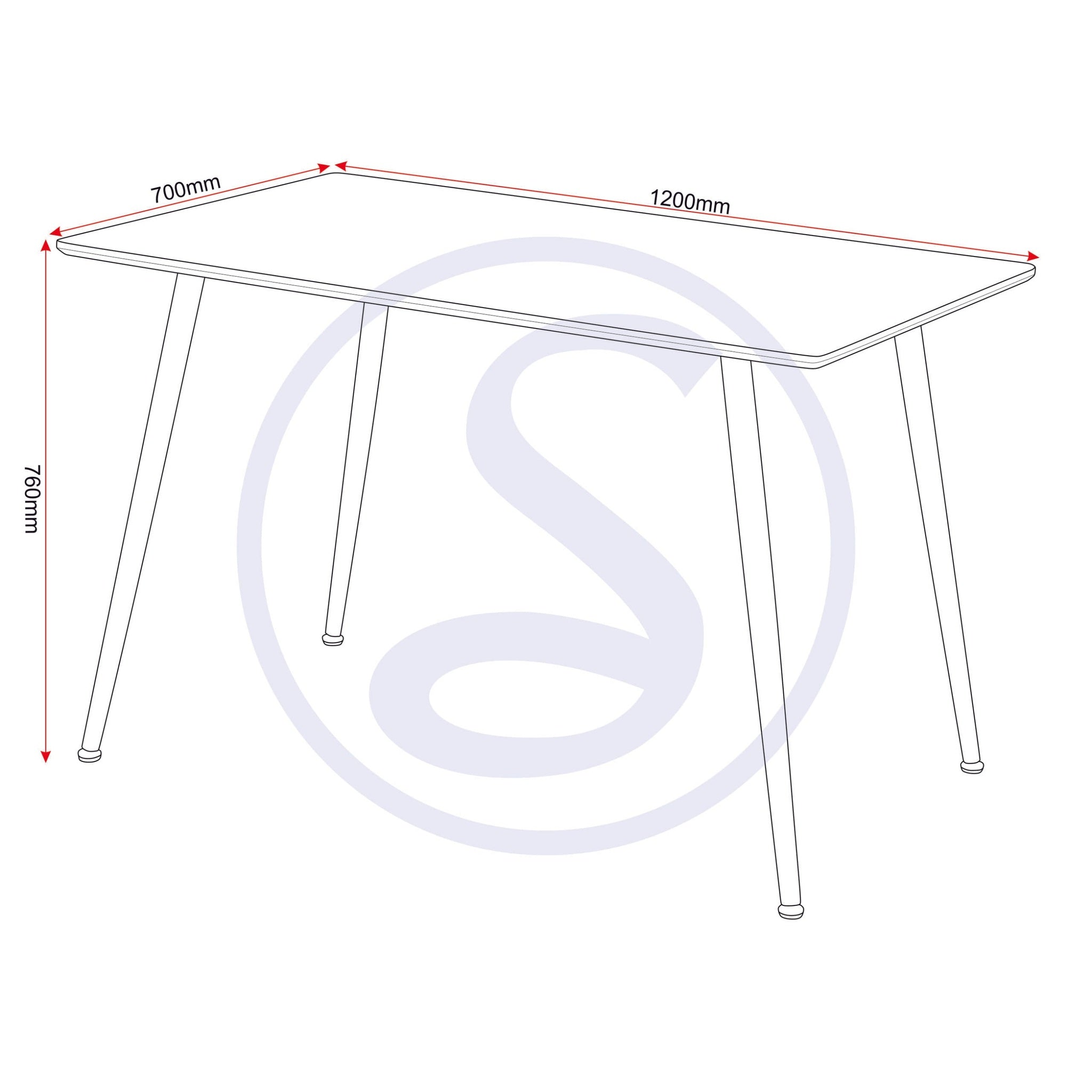 Barley Dining Table - Oak Veneer/Oak Effect