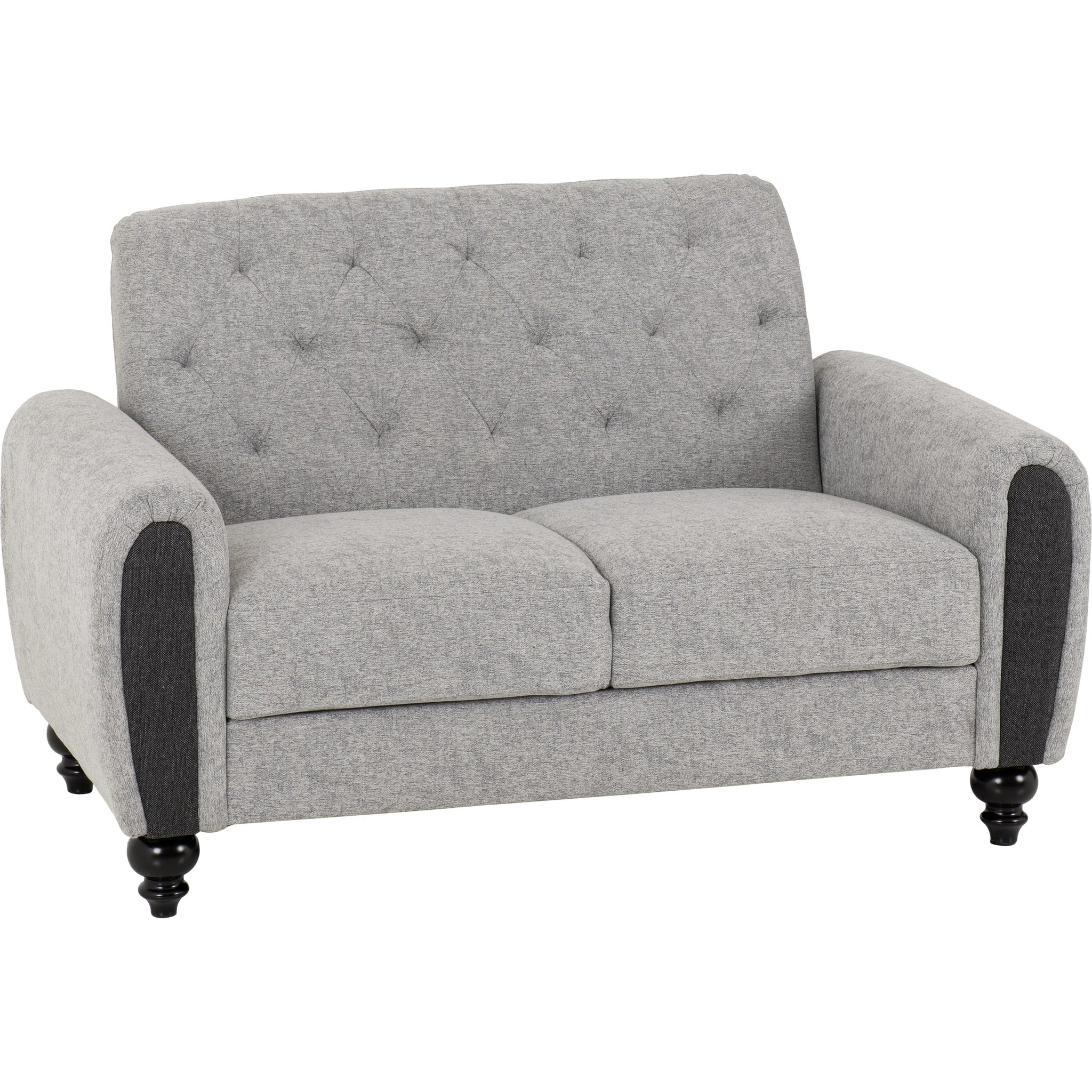 Chester 3+2 Suite - Light Grey Fabric
