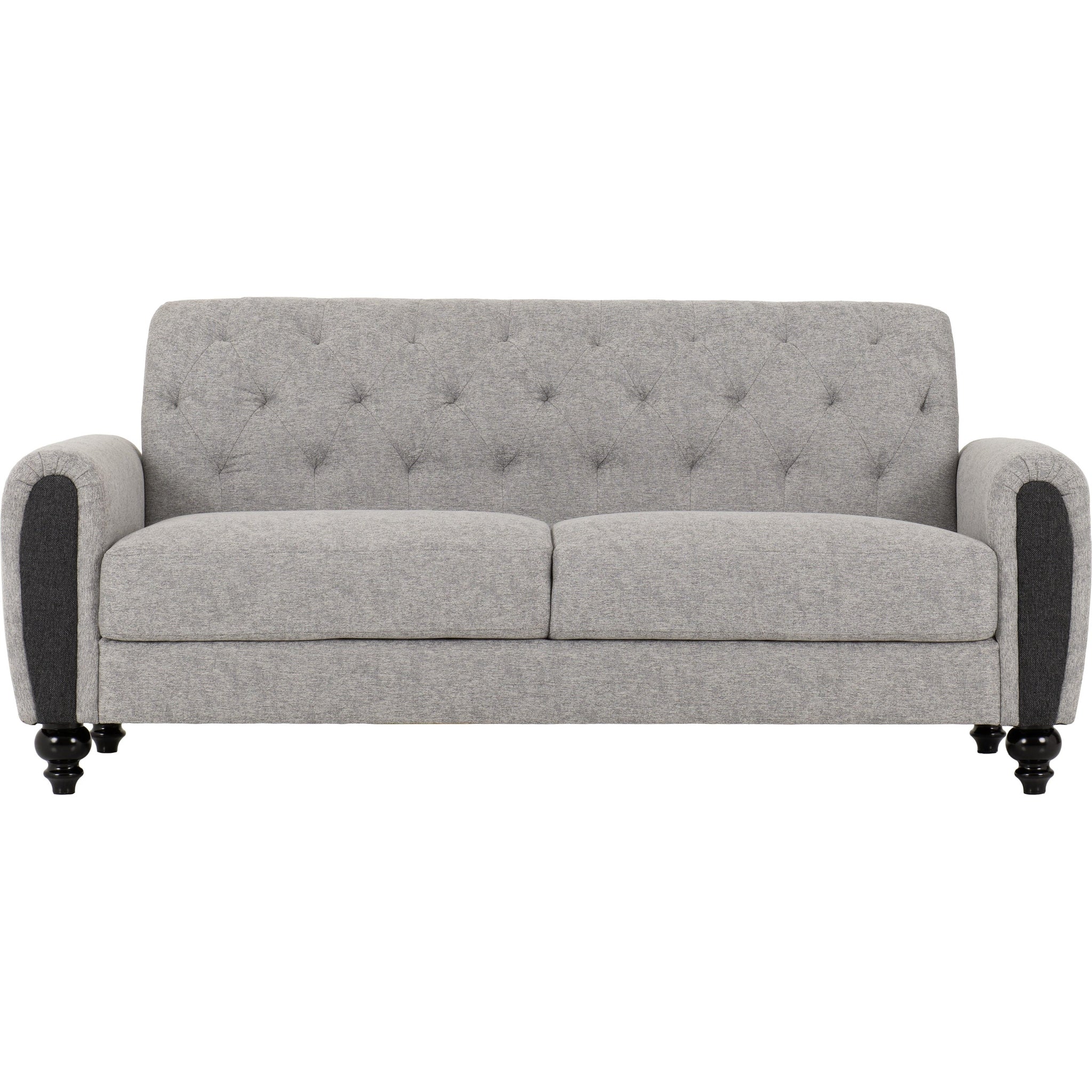 Chester 3+2 Suite - Light Grey Fabric