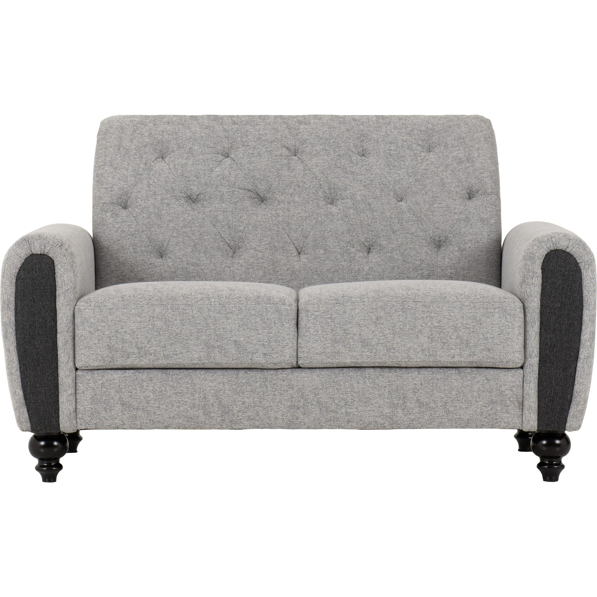 Chester 3+2 Suite - Light Grey Fabric