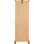 Corona 1 Door Wardrobe - Distressed Waxed Pine