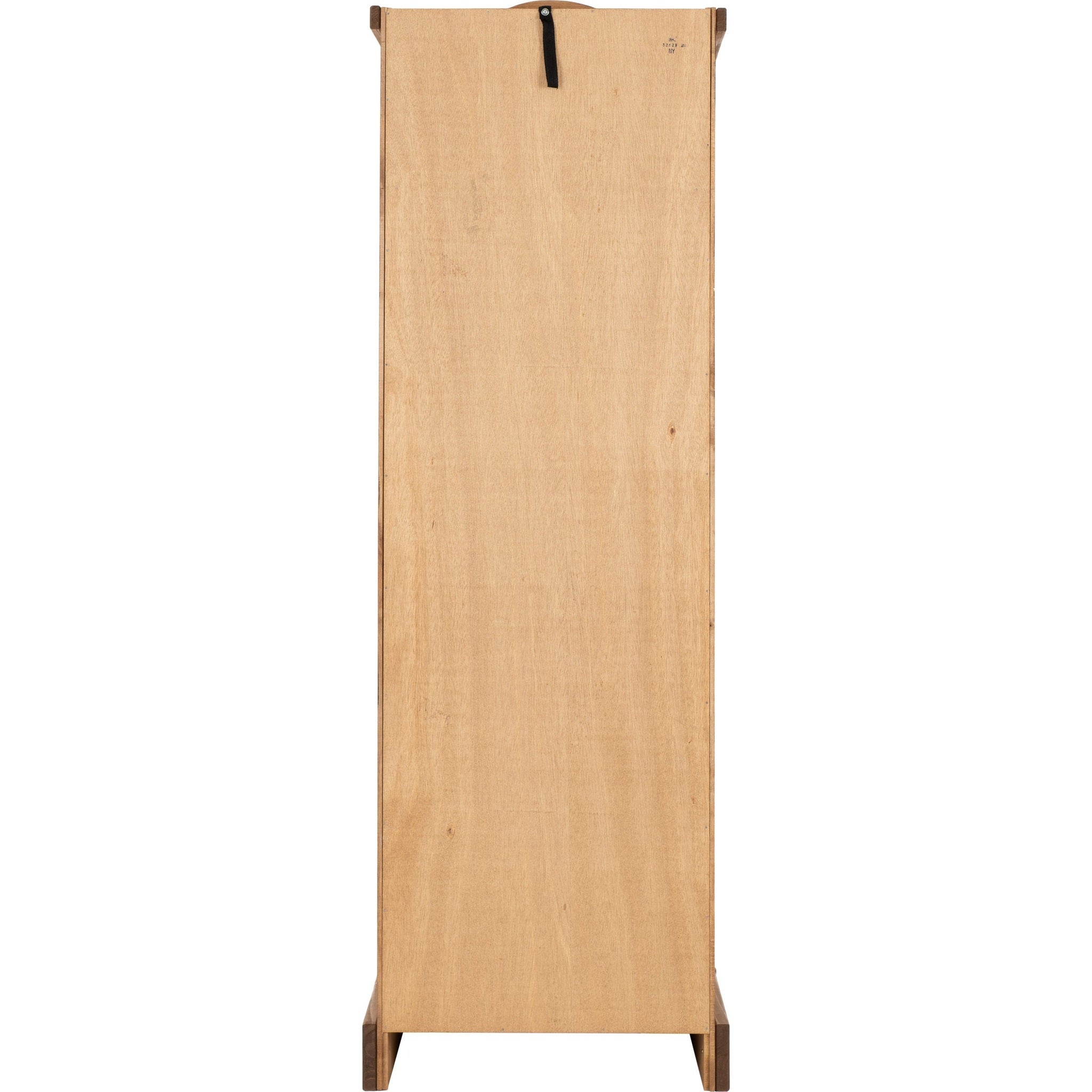 Corona 1 Door Wardrobe - Distressed Waxed Pine