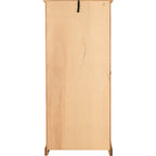 Corona 2 Door Display Unit/Bookcase - Distressed Waxed Pine