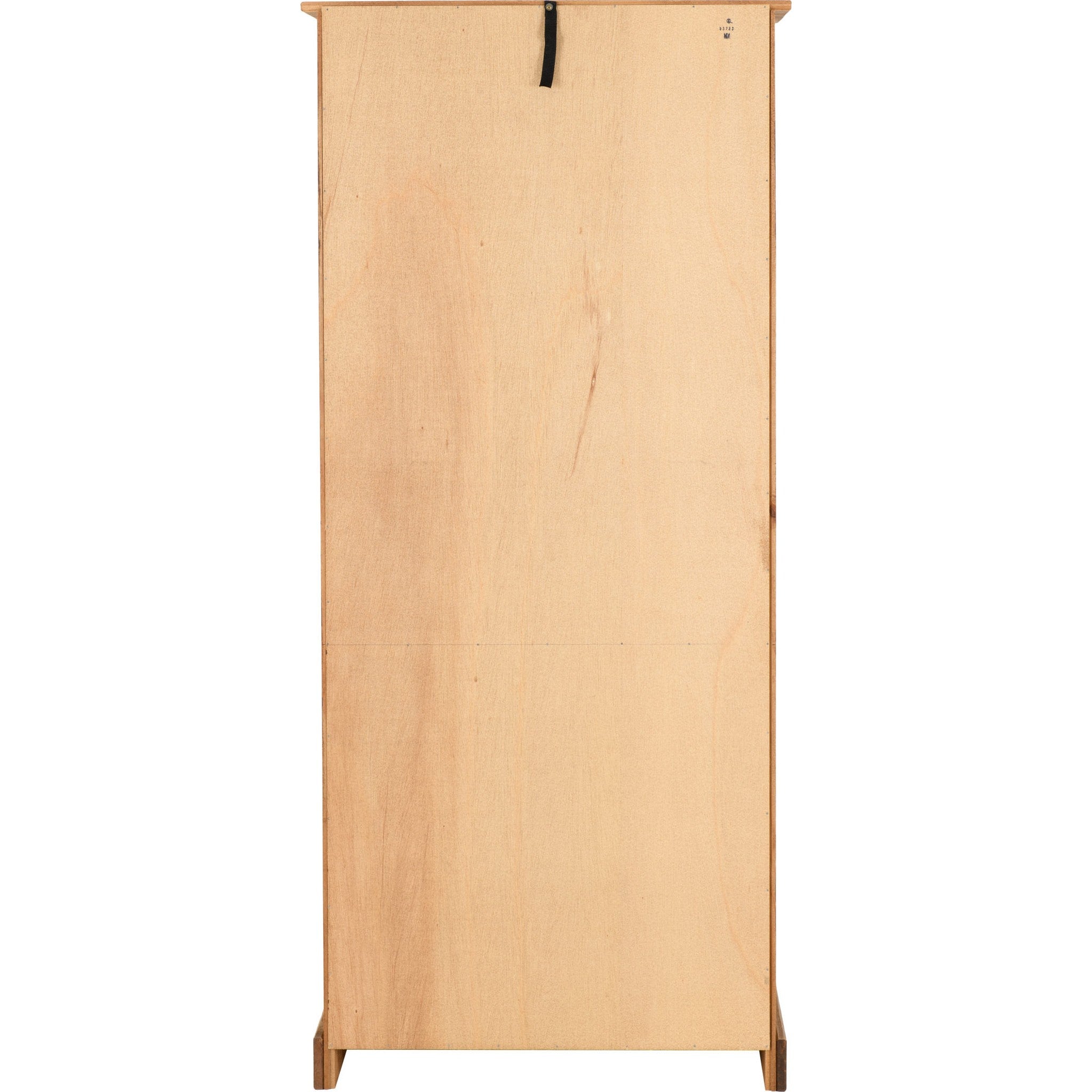 Corona 2 Door Display Unit/Bookcase - Distressed Waxed Pine