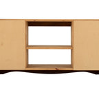 Corona 2 Door Flat Screen Tv Unit - Distressed Waxed Pine