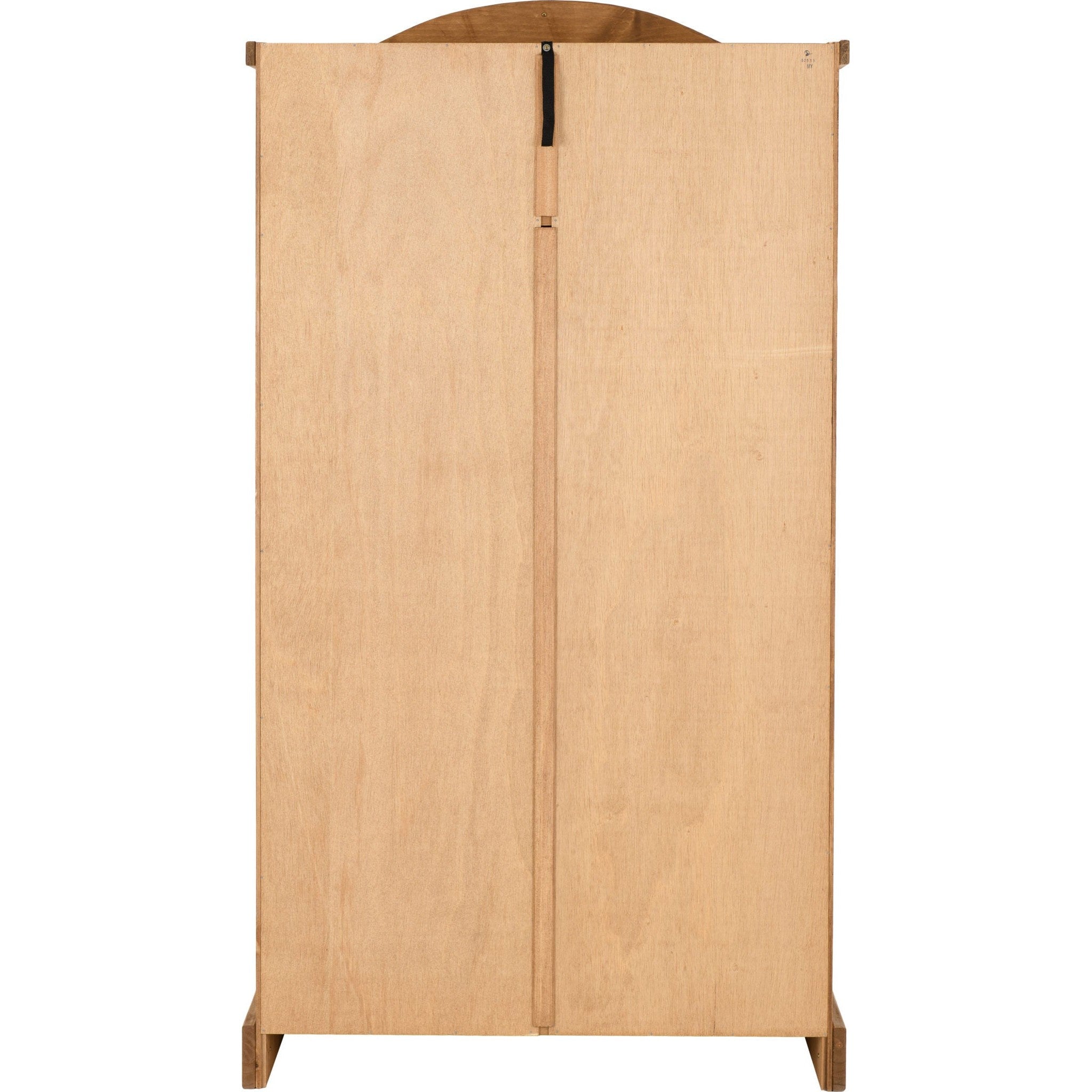 Corona 2 Door Wardrobe - Distressed Waxed Pine