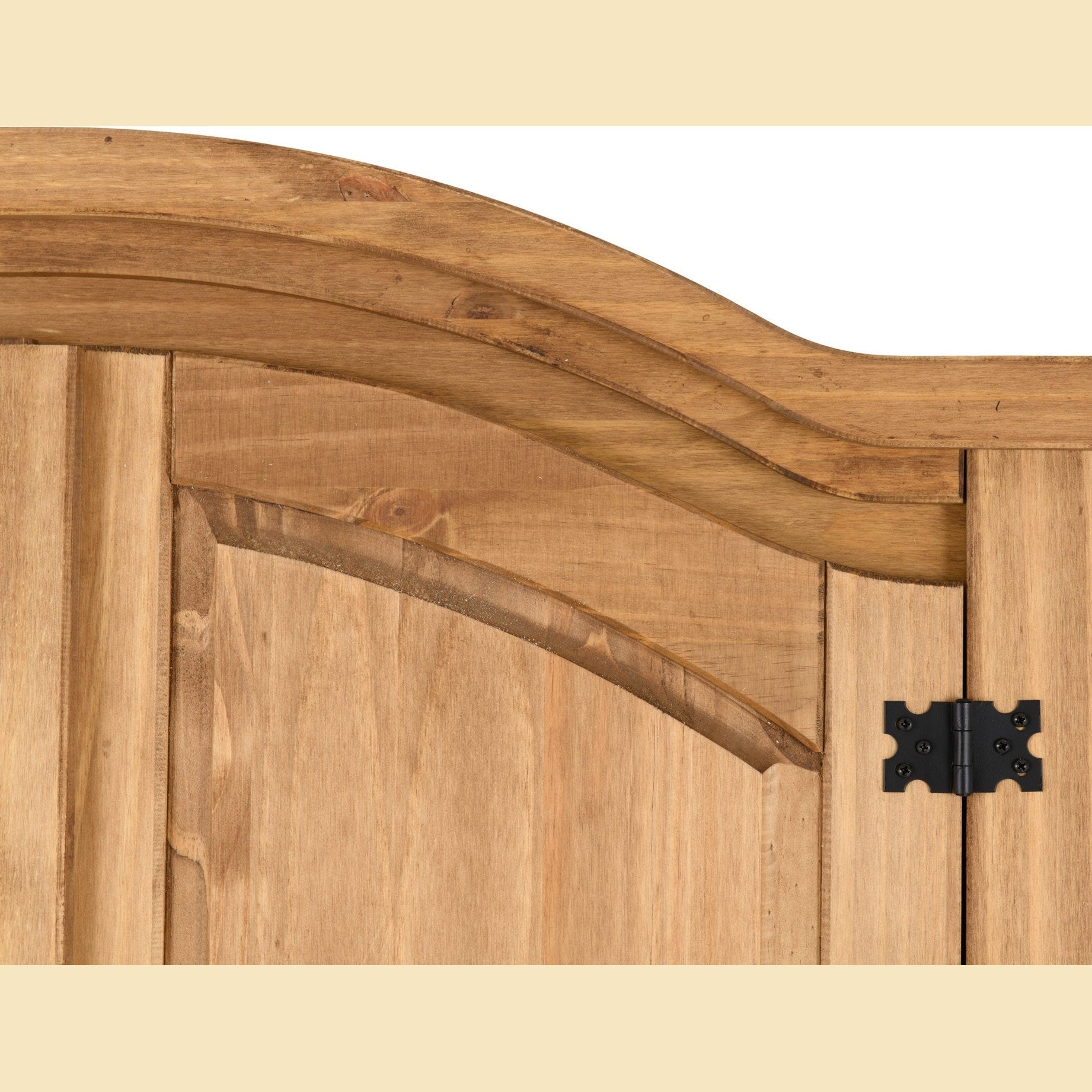 Corona 3 Door Wardrobe - Distressed Waxed Pine