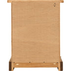 Corona 3 Drawer Bedside - Distressed Waxed Pine