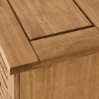 Corona 3 Drawer Bedside - Distressed Waxed Pine