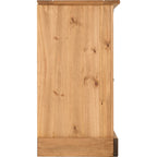 Corona 3 Drawer Chest - Distressed Waxed Pine