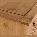 Corona 3 Drawer Chest - Distressed Waxed Pine