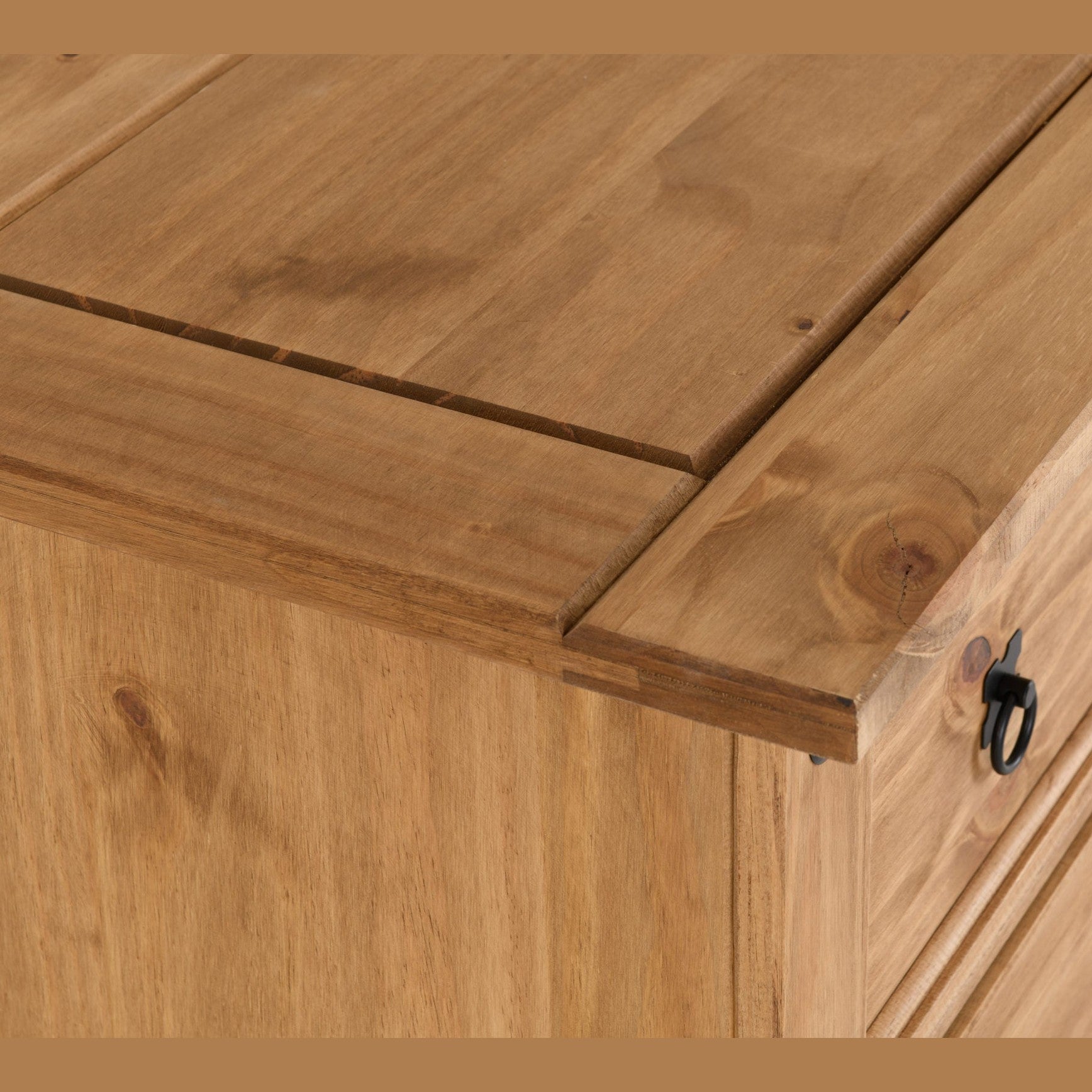 Corona 3 Drawer Chest - Distressed Waxed Pine