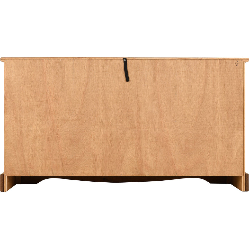 Corona 4 Door 1 Drawer Sideboard - Distressed Waxed Pine