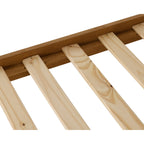 Corona 4'6" High End Bed - Distressed Waxed Pine