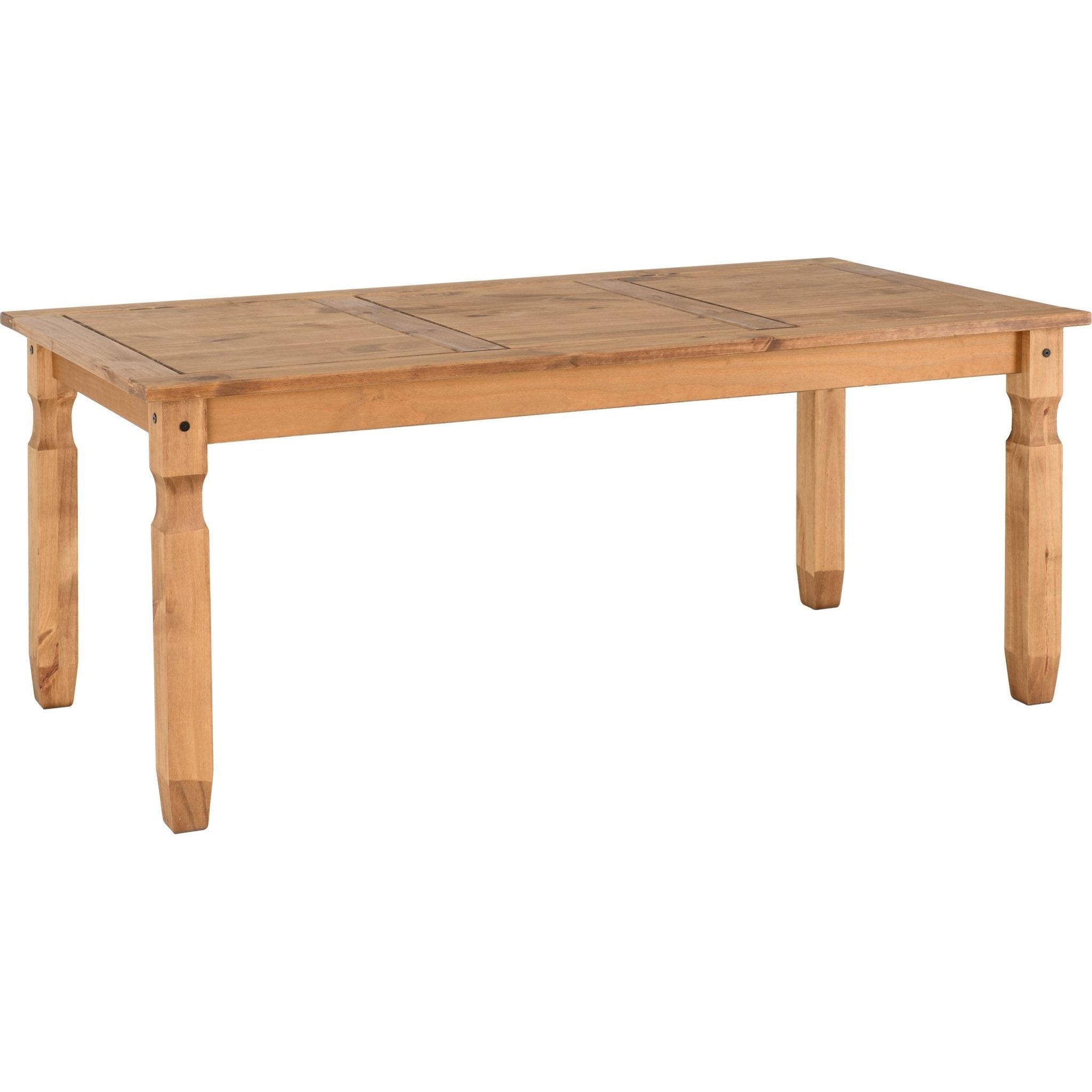 Corona 6' Dining Set X6 Chairs - Distressed Waxed Pine