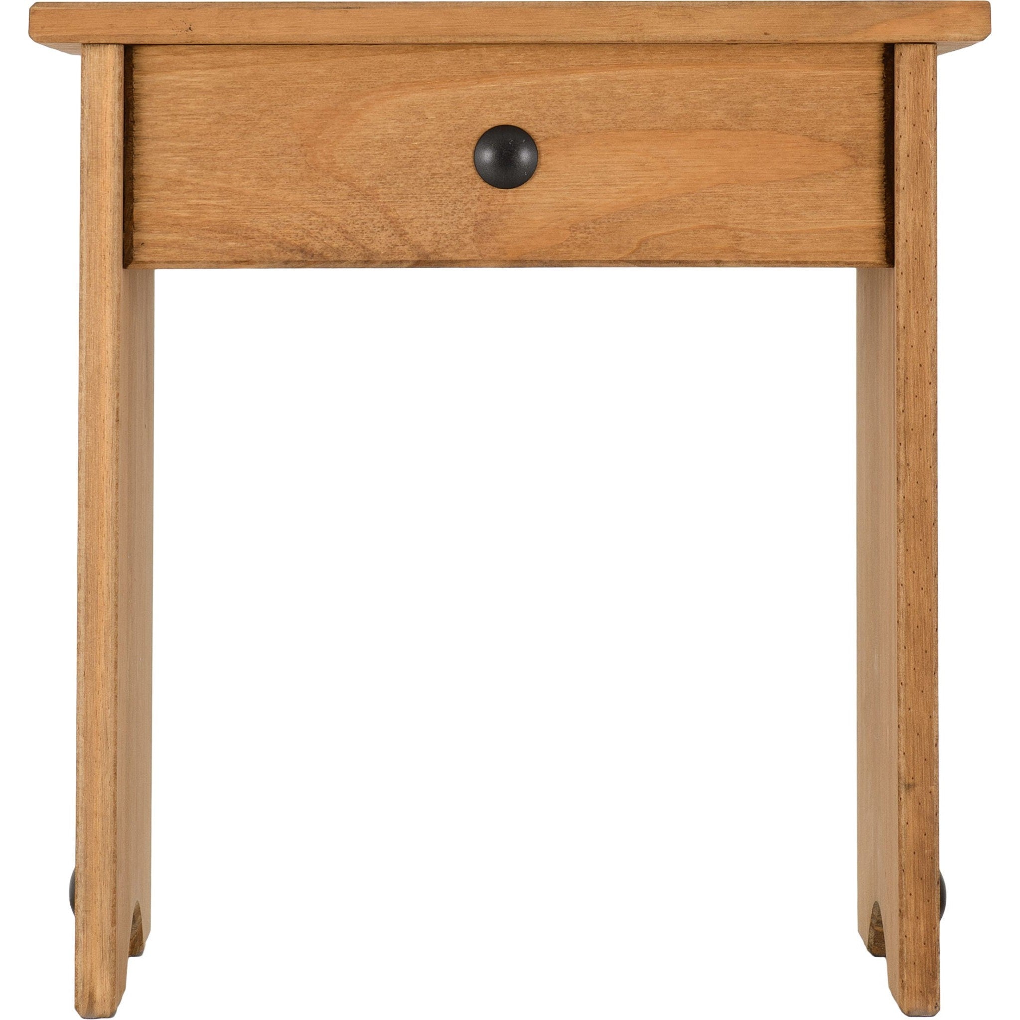 Corona Dressing Table Stool - Distressed Waxed Pine
