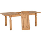 Corona Extending Dining Table - Distressed Waxed Pine